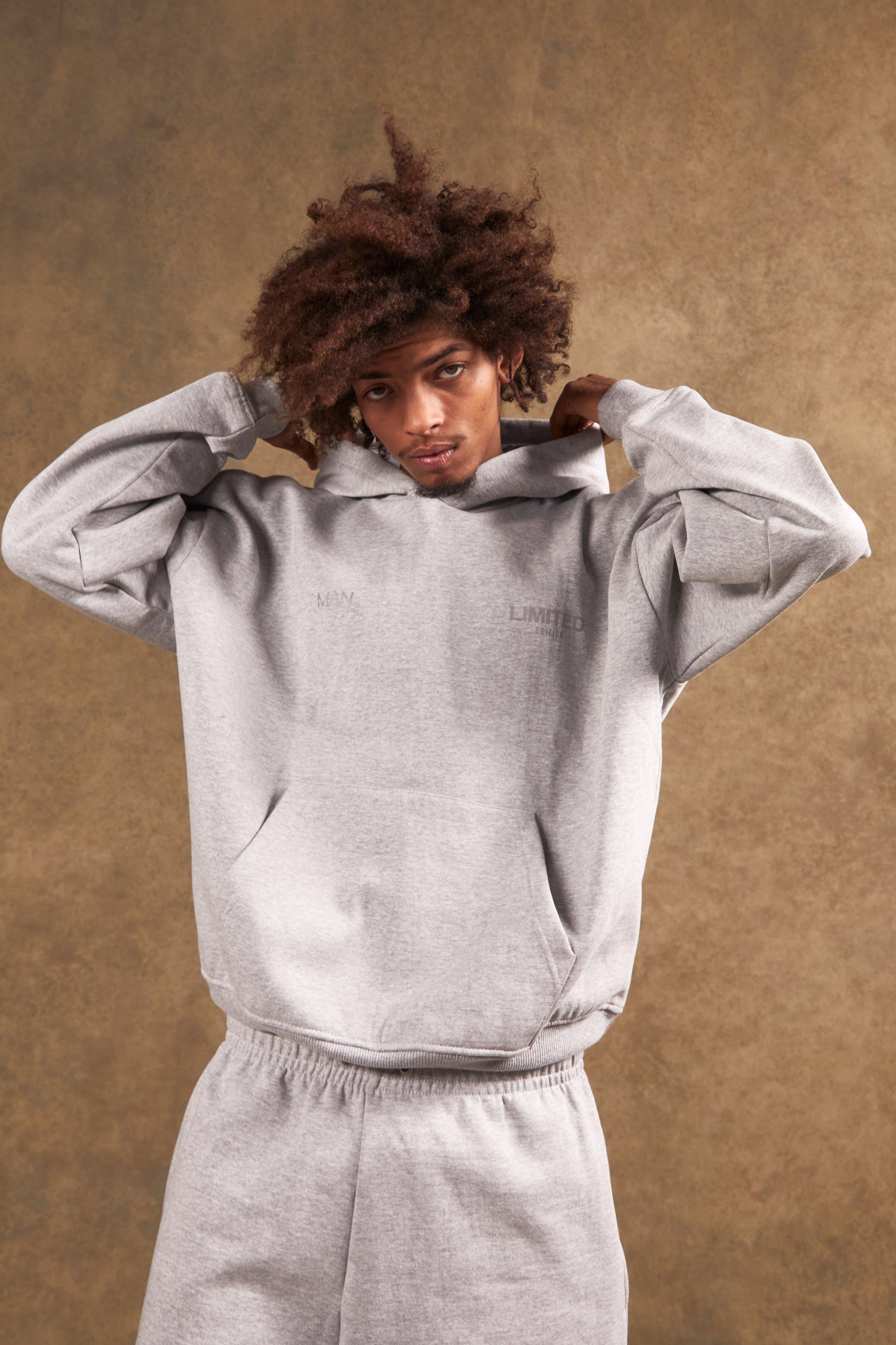 Boohooman store grey hoodie